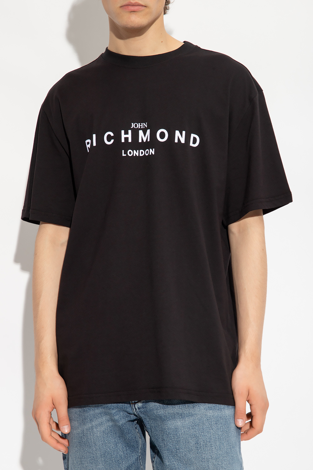 【関税 送料無料】JOHN RICHMOND コットン ロゴ Tシャツ John Richmond White cotton T-shirt - White | RMP23231TSR6WHITE